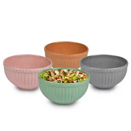 urban chef Ceramic Multicolour 500 ML Serving Bowl Set of 4 image 2