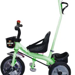 stepupp grow BABY TRICYCLE FOR KIDS WITH FRONT OR BACK BASKET AND PARENT HANDLE OR FOOTREST GREEN COLOUR KIDS TRICYCLE RECOMMENDED TRICYCLE FOR BABY GIRL OR TRICYCLE FOR BABY BOY OR TRICYCLE FOR TODDLER GIRL OR TRICYCLE FOR TODDLER BOY RECOMMENDED FOR TODDLER 1,2,3,4,5 YEAR CHILDREN TRICYCLE FOR KIDS kids tricycle/baby tricycle/tricycle/STG L GREEN 010 Tricycle-picture-33