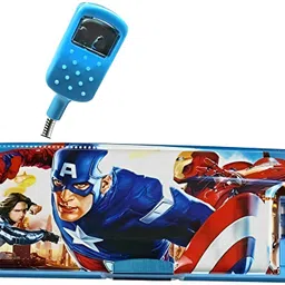 mum care 1 AVENGER LIGHT GEOMETRY BOX WITH IN BUILT SHARPENER FOR SCHOOL KIDS Art Plastic Pencil Box-picture-22