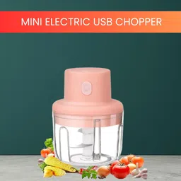 guggu Chopper (Electric Rechargeable Chopper) for Kitchen Vegetable Garlic Onion W421 Electric Vegetable & Fruit Chopper-picture-20
