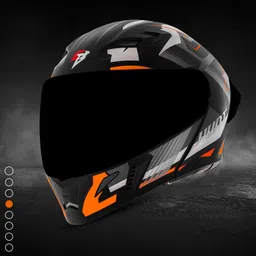steelbird SBA-20 Hunt ISI Certified Flip-Up Graphic Helmet for Men with Inner Sun Shield Motorbike Helmet image 4