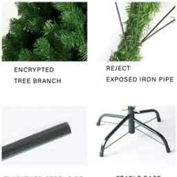 flipkart smartbuy Spruce 214 cm (7.02 ft) Artificial Christmas Tree image 2