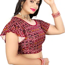 lambodar textiles Round Neck Women Blouse image 3