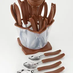 sunclock Unique Cutlery Set for Dining Table Plastic Cutlery Set image 1