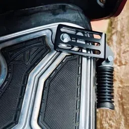 Miwings Footrest Foldable Front Footboard Pedal with Original Mounting Holes Foot Rest image 4