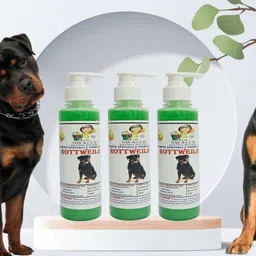 swacch Premium Shampoo For Rottweiler (200ml) (Pack of 3) Conditioning Neem Alovera Dog Shampoo image 1