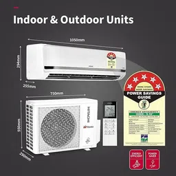 hitachi 2025 Model 1.5 Ton 5 Star Split Inverter AC with Wi-fi Connect- White image 3