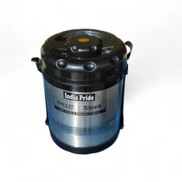 india pride Steel Sleek 3 Hot Tiffin, 3 Containers- 350 ml each box 3 Containers Lunch Box image 1