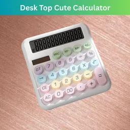 frony Desktop Calculator, 12-Digit Large LCD and Large Buttons for Office, Homes A448 Basic Calculator-picture-19