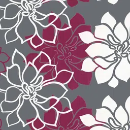 sej by nisha gupta Grey Floral 144 TC Cotton Queen Sized Bed Sheets with 2 Pillow Covers image 4