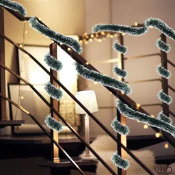 me&you Classic Christmas Tinsel Garland | Sparkly Ornament for Xmas Tree & Room Tinsel Pack of 6 image 4