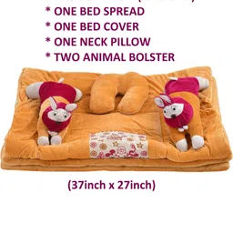 atcamber Wool Rabbit Baby Sleeping Bedding Reversible Baby Spread or Bed Cover image 2