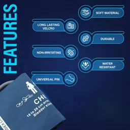 mdss Reusable Child NIBP Cuff with Hose Pipe Appliance Knob image 4