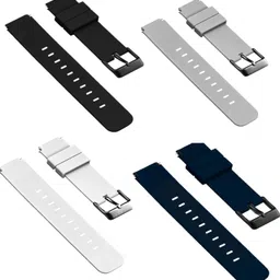 GRAF smart Watch Belt Strap with Black Buckle Compatible with 19mm all watches 19 mm Silicone Watch Strap image 3