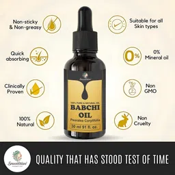 smoothwave cosmetics Pure Babchi (Bakuchi) Oil for Clear and Healthy Skin Pure & Natural Oil-1 image 2