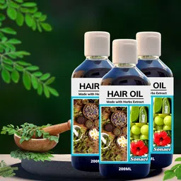sonavi Natural Made Powerful Effective Jbutiya Hair oil Hair Oil-picture-24