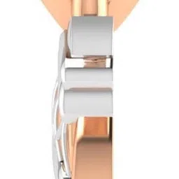 avsar GANESHA Shape God Pendant 14kt Cubic Zirconia Rose Gold Pendant image 4