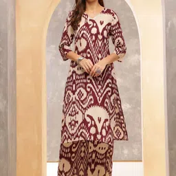 physil Women Pure Cotton Kurta Pant Set image 4