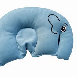 girdhar Microfibre Baby Pillow Pack of 1 Animals Baby Mustard pillow for Newborn headshaping image 2