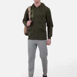 wildcraft Men Full Sleeve Printed Hooded Sweatshirt image 4