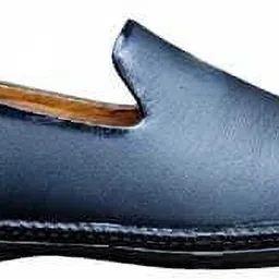 krishna collection Black Ethnic Slip-On Mojari Shoes for Men Party Wear For Men Party Wear For Men-picture-14