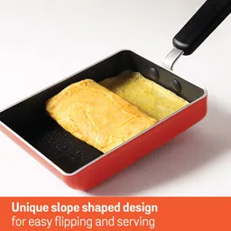 meyer Non Stick Omelette Pan/Tamagoyaki Egg Pan, 18cm Pancake Pan 18 cm diameter 0.7 L capacity image 4