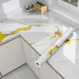 gkn 200 cm Waterproof Self Adhesive Aluminum Foil Kitchen Wall Desk Removable Stickers Self Adhesive Sticker-picture-23