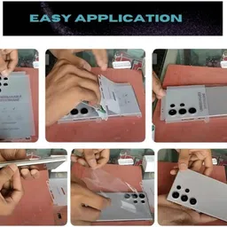 CONTEVER Back Screen Guard for Samsung Galaxy S25 Ultra Back Screen Protector Unbreakable Matte Screen Protector Membrane Back And Side Covered image 3