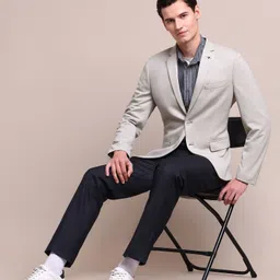 arrow Men Solid Single Breasted Casual Blazer image 3