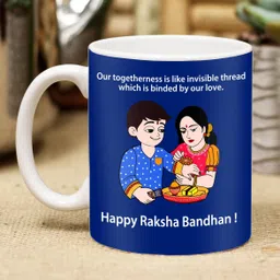 Gift for Brother| Printed Ceramic Coffee| Raksha Bandhan Gift| Rakhi Gift| Rakhi Gift for Brother & Sister| Rakhi| Rakhi Gift Set IZ21STBrotherMU-54 Ceramic Coffee Mug-image-43