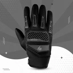 steelbird Adventure A-2 Full Finger Bike Riding Gloves with Touch Screen Sensitivity Riding Gloves image 3