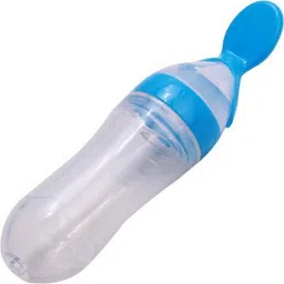 nxgtya Baby Squeezy Food Grade Silicone Spoon Bottle Feeder - Silicone-picture-17