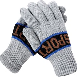 desoria Solid, Self Design, Printed Winter Women Gloves-picture-16