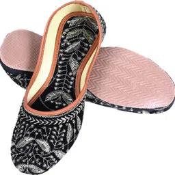 brijraj SLIVER STICHED Bellies For Women image 2