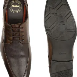 bata Men Formal Laceup shoes - Brown ( UK- 7 ) Party Wear For Men image 4
