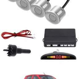 zplus Universal 4 Silver Reverse Parking Sensor With LED Display For Cars-234 Safety of Passengers/Car One Alarm Kit-1099 Parking Sensor-picture-38