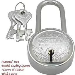 hunza long hook long pack of 3 Padlock image 2