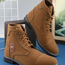 ariwa Men’s Indoor Outdoor Boots | Everyday Comfort Lace Up Boots Boots For Men-picture-34