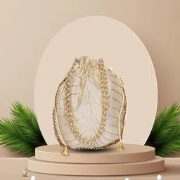 gungun handloom Girls Beige Potli-picture-18