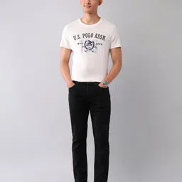 u.s. polo assn. denim co. Men Slim Mid Rise Black Jeans image 4