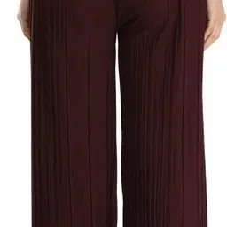 mertens Pack of 2 Women Loose Fit Multicolor Cotton Blend Trousers image 2