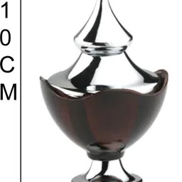 gloxy Silver, Brown Rod Rail Bracket, Curtain Knobs, Curtain Hooks, Curtain Rods Metal image 3