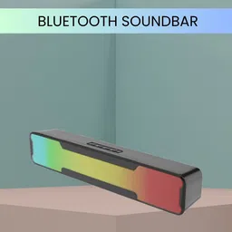 GUGGU Megabar (PORTABLE HOME TV SOUNDBAR) Dynamic Thunder Sound With RGB LightYL113 20 W Bluetooth Soundbar-picture-15