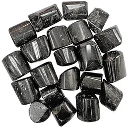 treemaison BLACK-TOURMALINE-TUMBLE-50GRAM Regular Round Crystal Stone-picture-23