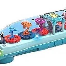 Transparent Train with 3D Light and Music|Birthday Toy 2-5 Year Old Boy Girl-image-80
