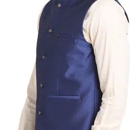 turtle Self Design Men Waistcoat image 4