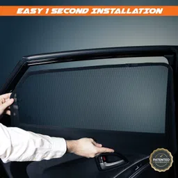 rakrish Rear Window, Side Window Sun Shade For Maruti Suzuki New Dzire image 3