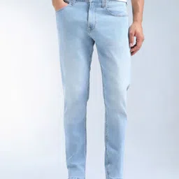 flying machine Men Tapered Fit Mid Rise Blue Jeans-picture-15