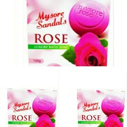 mysore sandal 3 ROSE BATH SOAP-picture-25