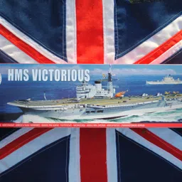 patrida HMS VICTORIOUS -US ROYAL NAVY-1958 Vintage Classics( Age 8+ Years ,Paint Extra) Model Building Kit-picture-35
